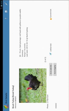 Australian Bird Checklist demo截图