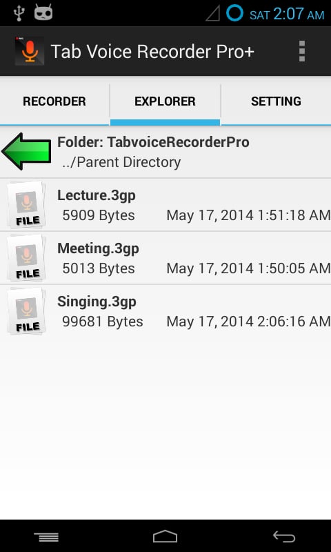 Tab Voice Recorder Pro+截图7