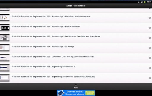 Flash Tutorial Video截图6