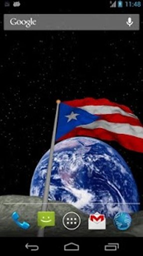 Real Puerto Rico Flag Live截图1