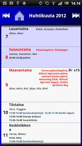 Suomen TestKalenteri截图5