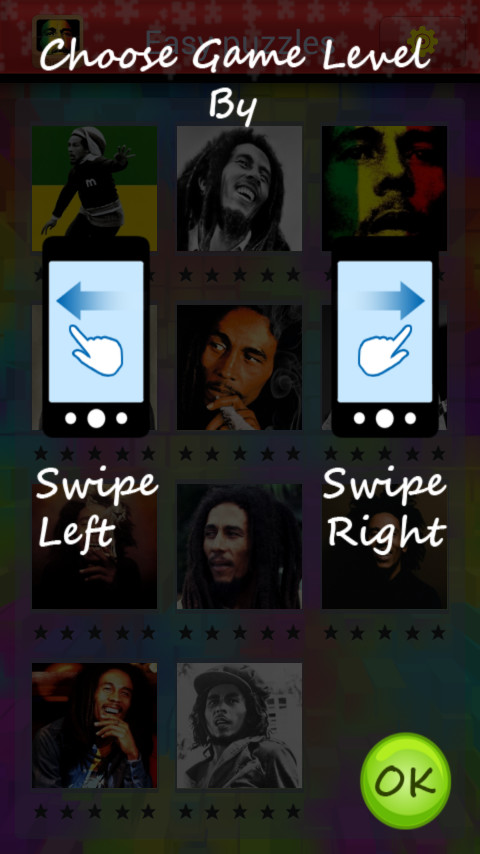 Bob Marley Puzzle截图2