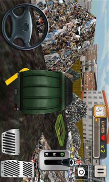 垃圾运输车3D截图