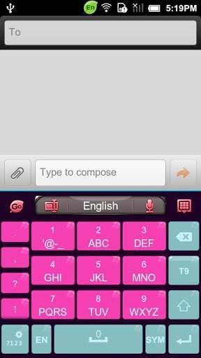 GO Keyboard Bling tone theme截图6