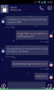 GO SMS Theme Lulu rabbit截图3