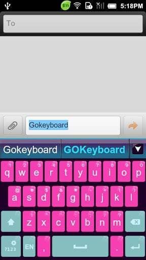 GO Keyboard Bling tone theme截图3