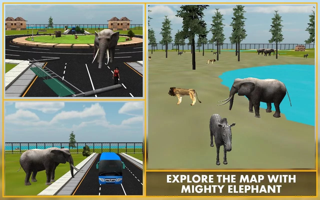 大象模拟器3D野生动物园截图10