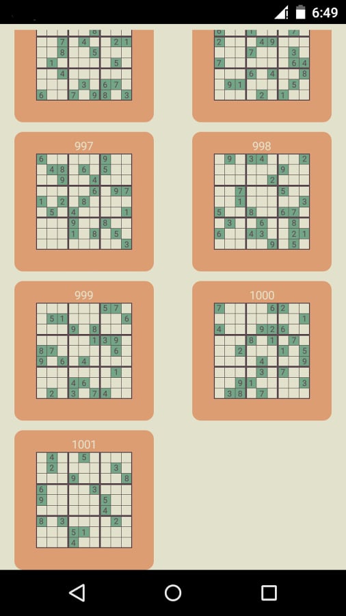 1001 Sudoku Free截图3