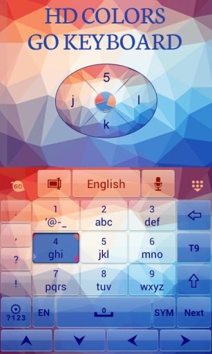 HD Colors GO Keyboard Theme截图4