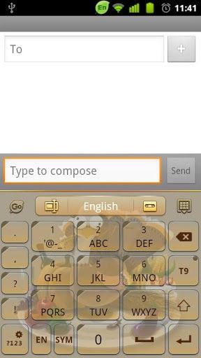 GO Keyboard Thanksgiving Day theme截图1