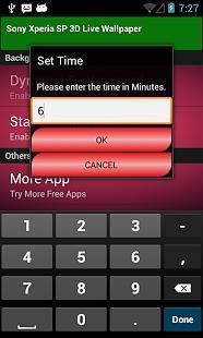 Sony Xperia SP 3D Live Wallpaper截图5