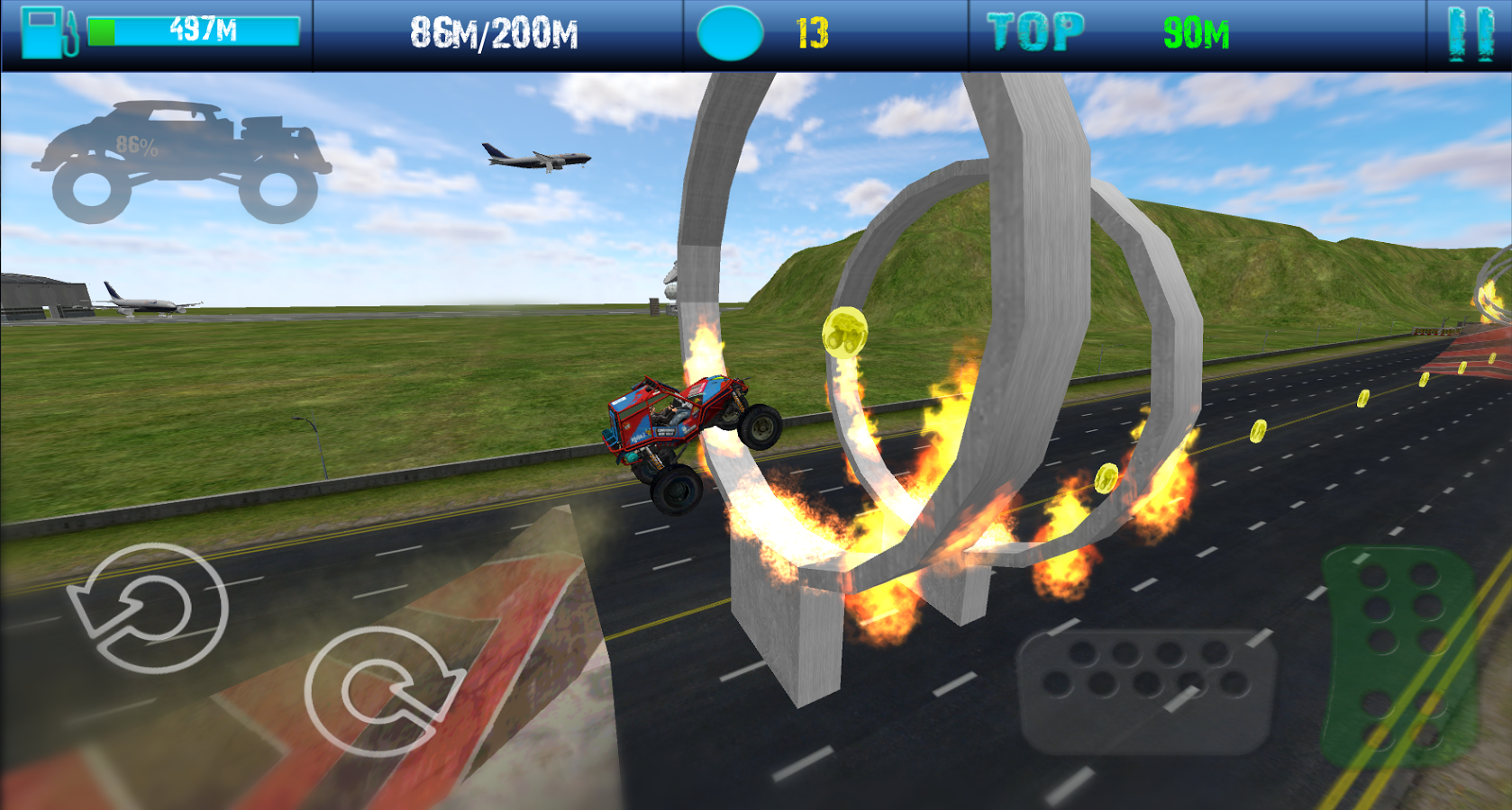 4x4 Hill Climb Racing 3d截图4