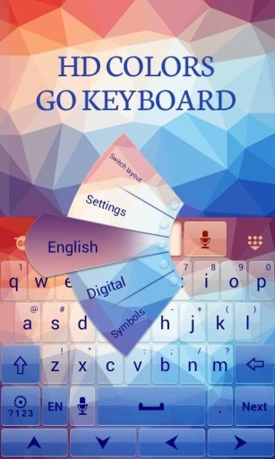 HD Colors GO Keyboard Theme截图2