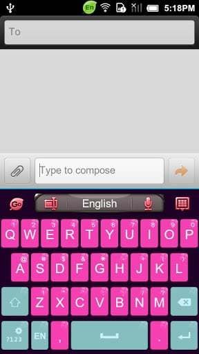 GO Keyboard Bling tone theme截图1