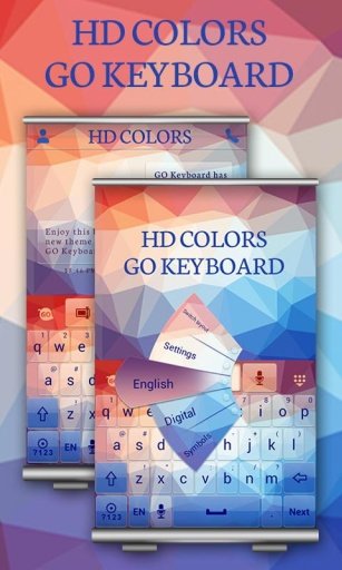 HD Colors GO Keyboard Theme截图1