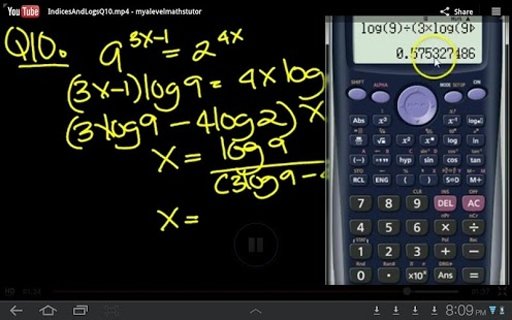 Indices &amp; Logarithms Practice截图4