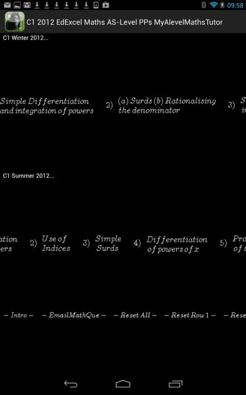 C1 2012 EdExcel Maths AS-Level PPs MyAlevelMathsTutor截图6