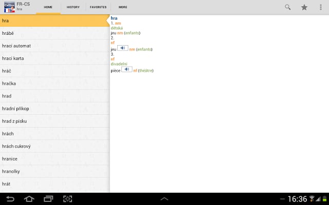 迷你柯林斯字典:法语捷克语截图11