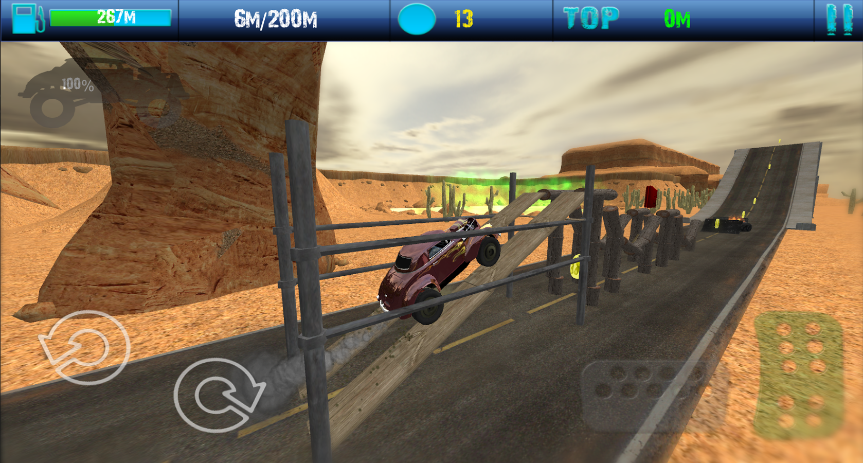 4x4 Hill Climb Racing 3d截图8