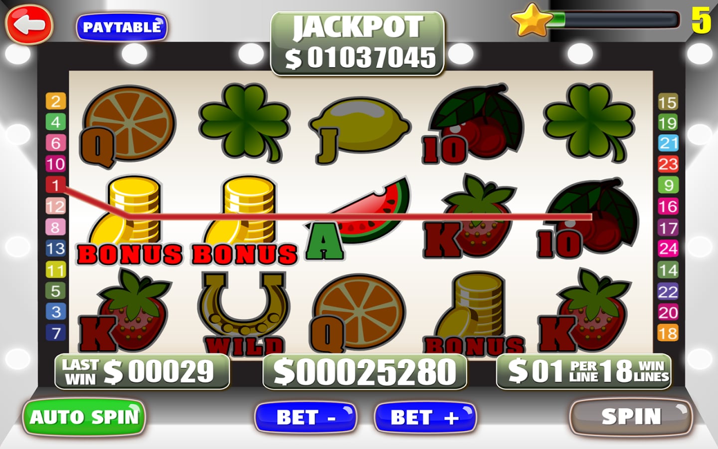 7 Lucky 7 Vegas Slots截图5