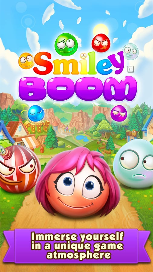 Smiley Boom - Match 3截图1