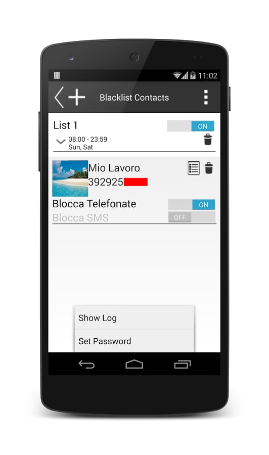 Blacklist Contacts截图4
