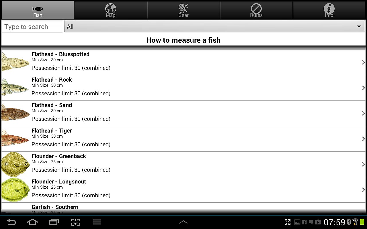 Tas Fish Guide截图3