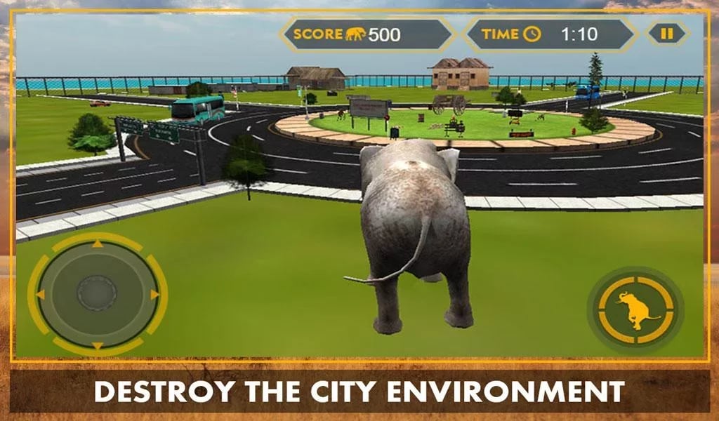 大象模拟器3D野生动物园截图4
