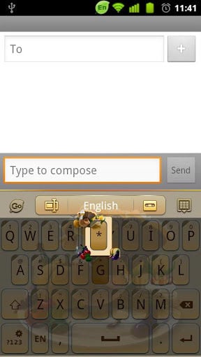 GO Keyboard Thanksgiving Day theme截图3