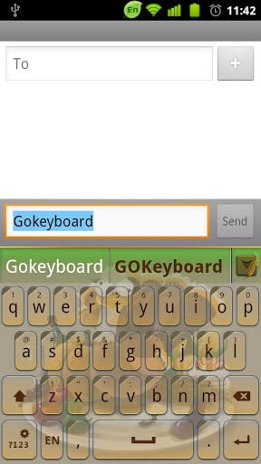 GO Keyboard Thanksgiving Day theme截图2