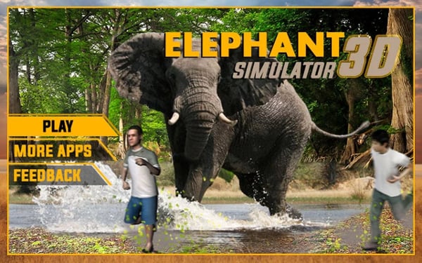 大象模拟器3D野生动物园截图1