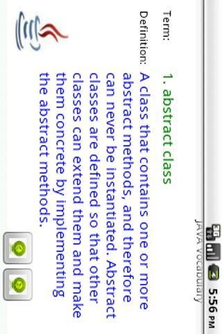 JAVA Vocabulary截图2