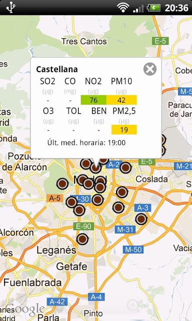Madrid Contaminaci&oacute;n截图3