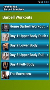 Barbell Abdominals Exercises截图6