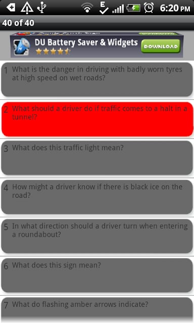 Driving Theory Test - Ireland截图7