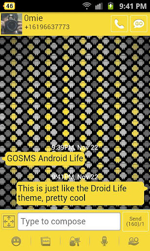 GOSMS Android Life截图3