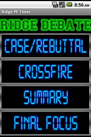 Ridge PF Debate Timer截图1