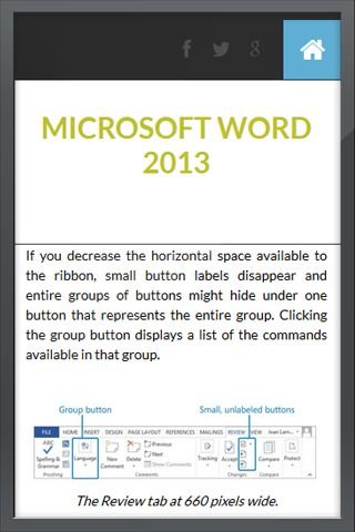 Microsoft Word 2013 Tutorial截图3