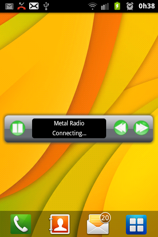 Minimalistic Web Radio Widget截图4