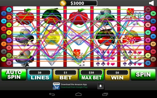 Slot 30 Lines Bonus Multi Reel截图4