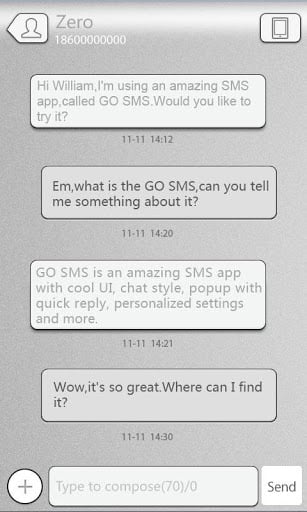 GO SMS Pro Zkeyboard Theme EX截图1