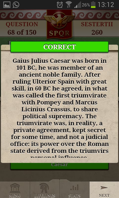 Quiz History of Rome Lit...截图1