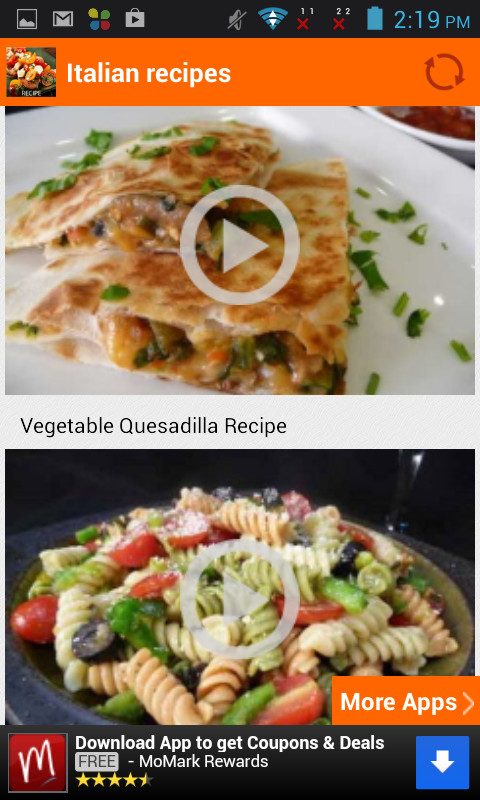 Italian Recipes截图3