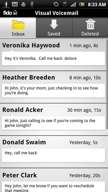 Visual Voicemail Plus截图2