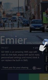 GO SMS Pro Tinct Popup ThemeEX截图1