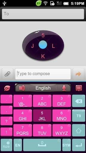 GO Keyboard Bling tone theme截图4