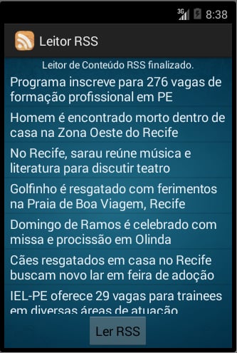 Leitor RSS截图2