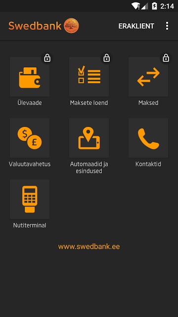 Swedbank Eestis截图2