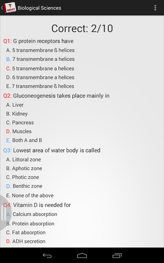 MCAT Tests截图4