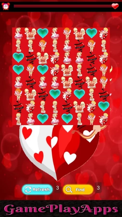 Valentine Matching Game截图1